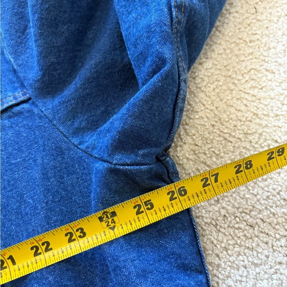 Wrangler Blanket Lined Corduroy Collar Denim Jacket Size 48 / XL - Picture 6 of 8